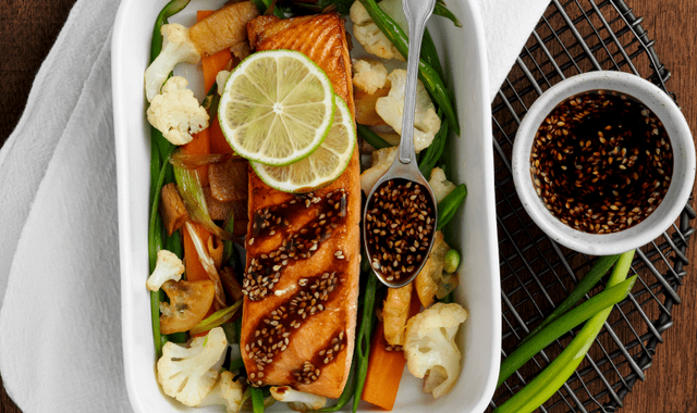 Рецепт лосося под соусом терияки