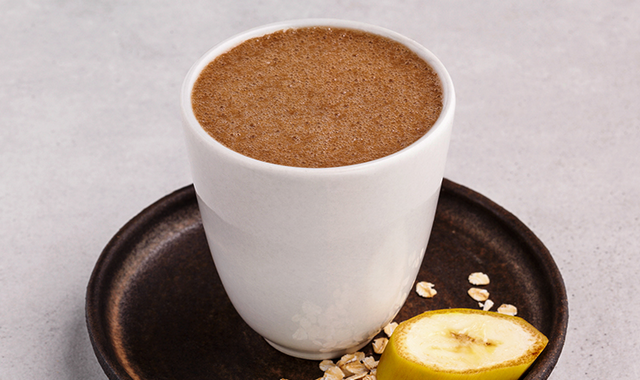 Банановый латте с кленовым сиропом