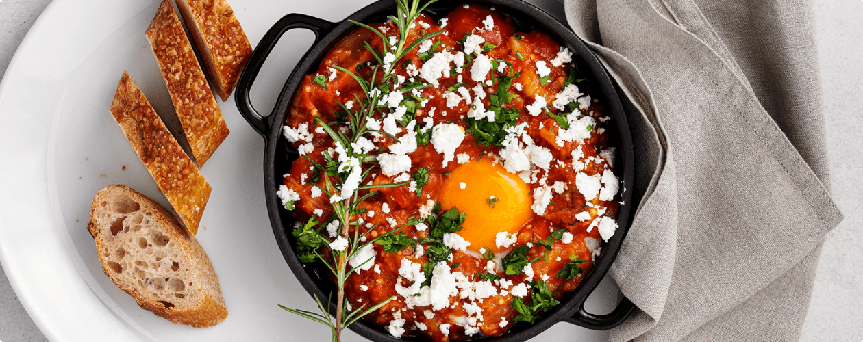 Рецепт шакшуки с копченой паприкой и овощами