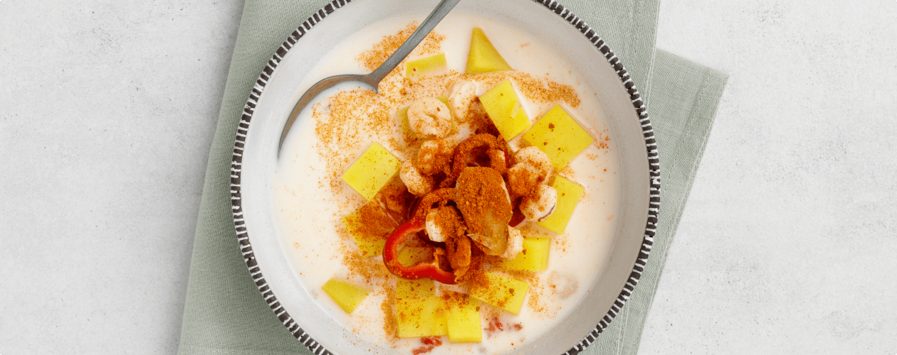 Рецепт сытного супа из морепродуктов