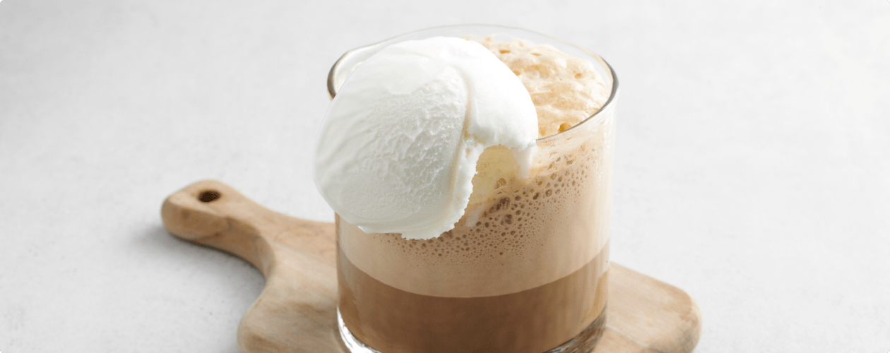 Рецепт кофе фраппе с мороженым