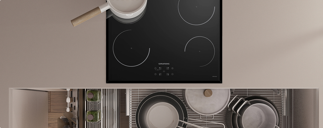 Обзор варочной панели Grundig GIEI613400QMDX