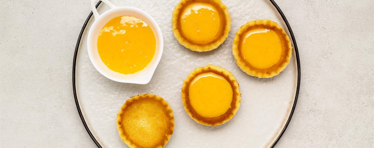 Чизкейк с заварным кремом из лимонной цедры