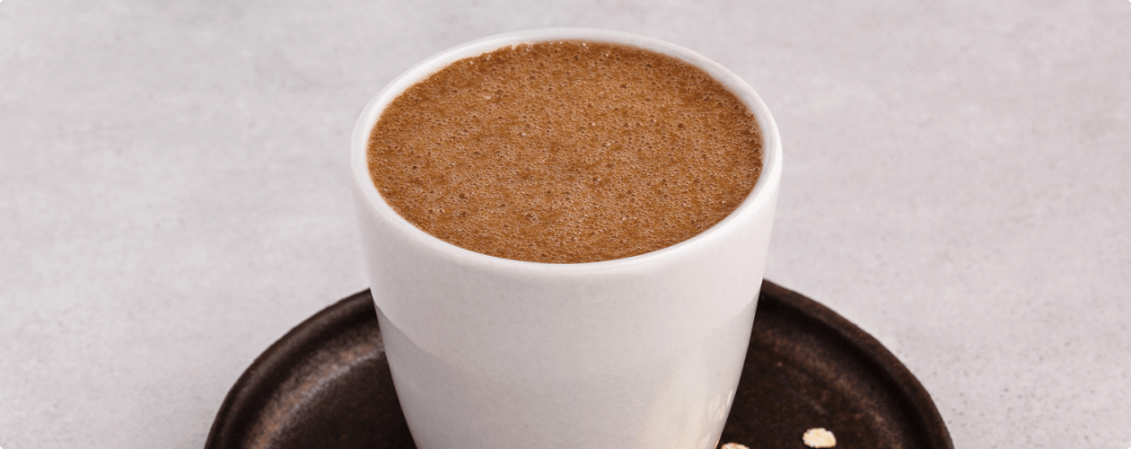 Банановый латте с кленовым сиропом