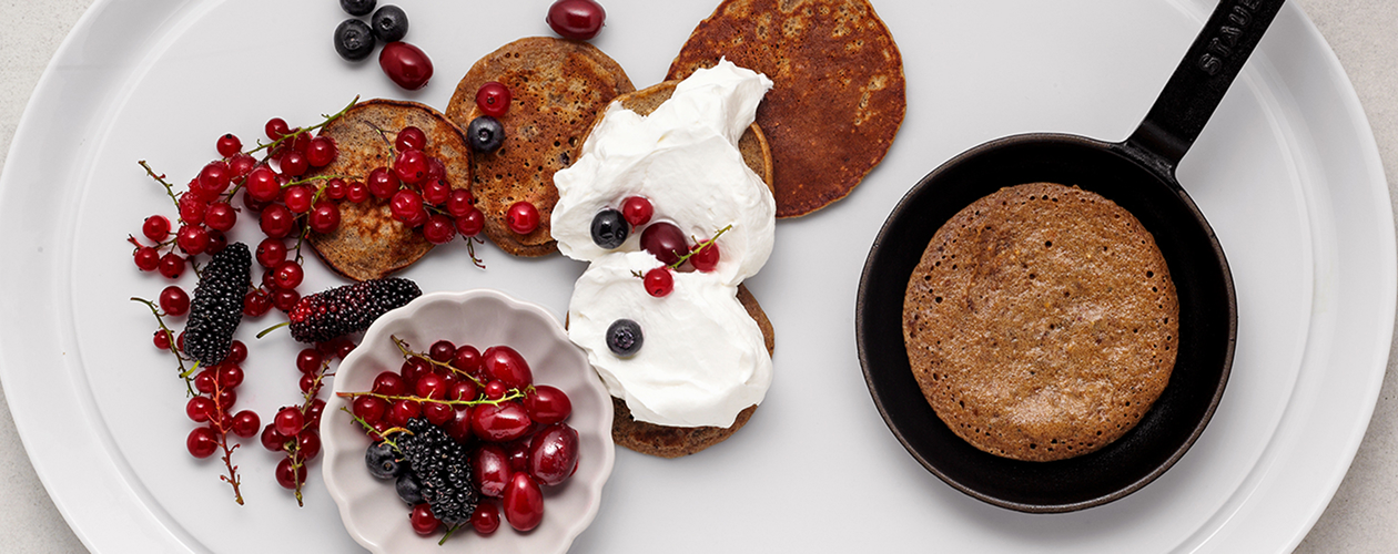 Панкейки по-турецки из кавута (гранолы)