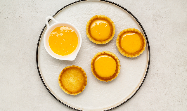 Чизкейк с заварным кремом из лимонной цедры