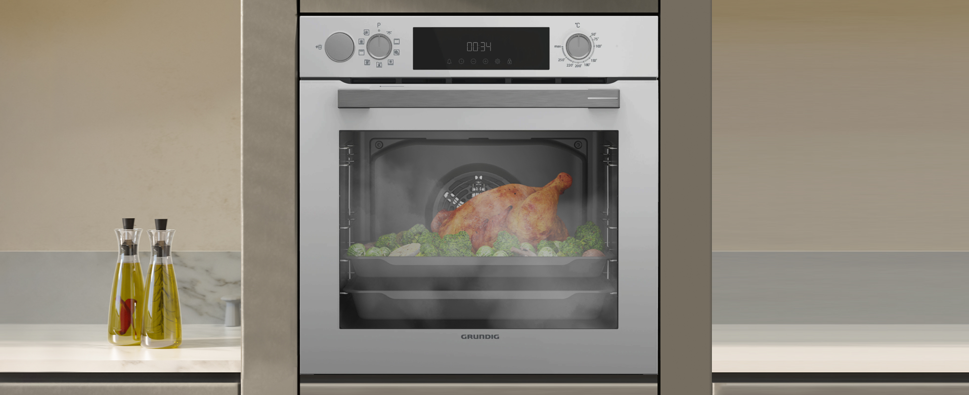 Технология Steam Assist – приготовление с добавлением пара