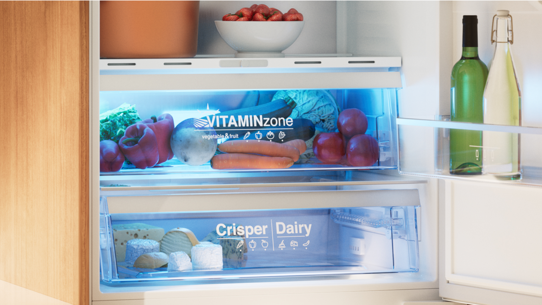 Технология VitaminZone в холодильниках Grundig