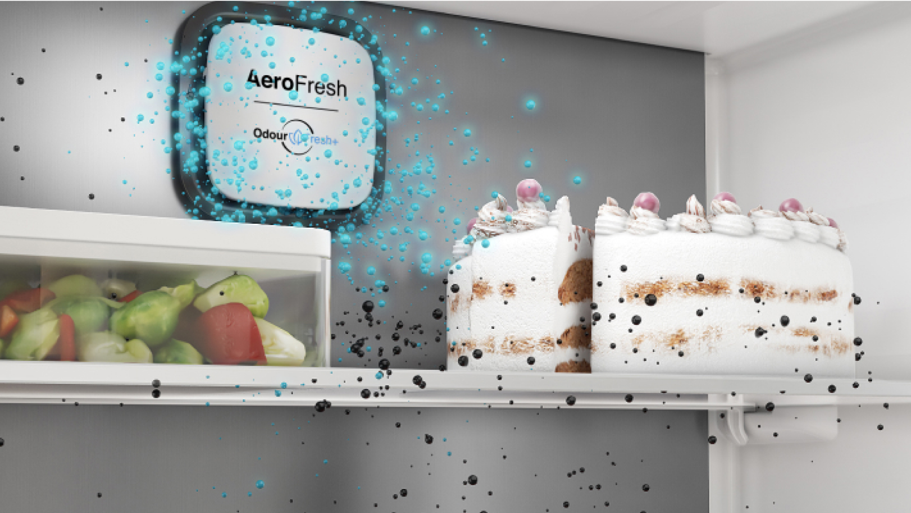 Технология OdourFresh в холодильнике Grundig