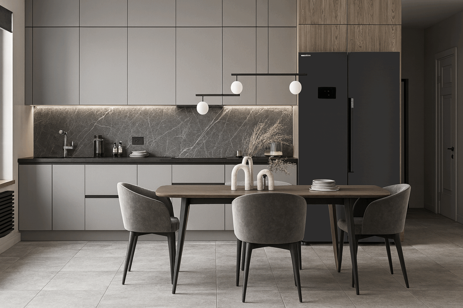 Холодильник Grundig GSN30110FXBR