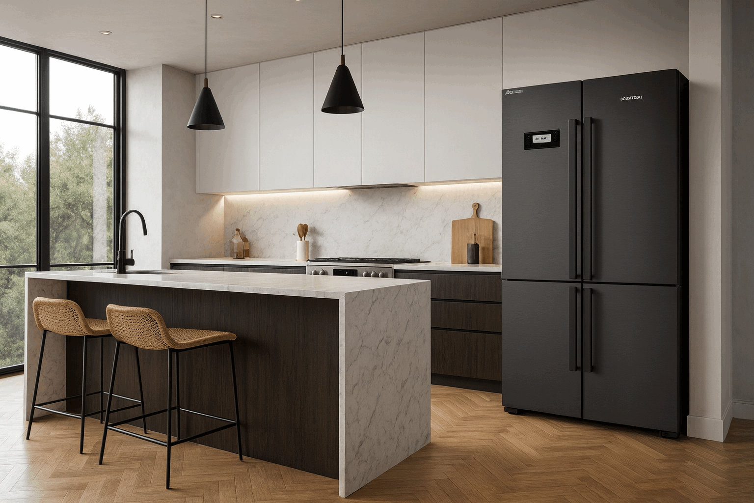 Холодильник Grundig GQN20130LXBR