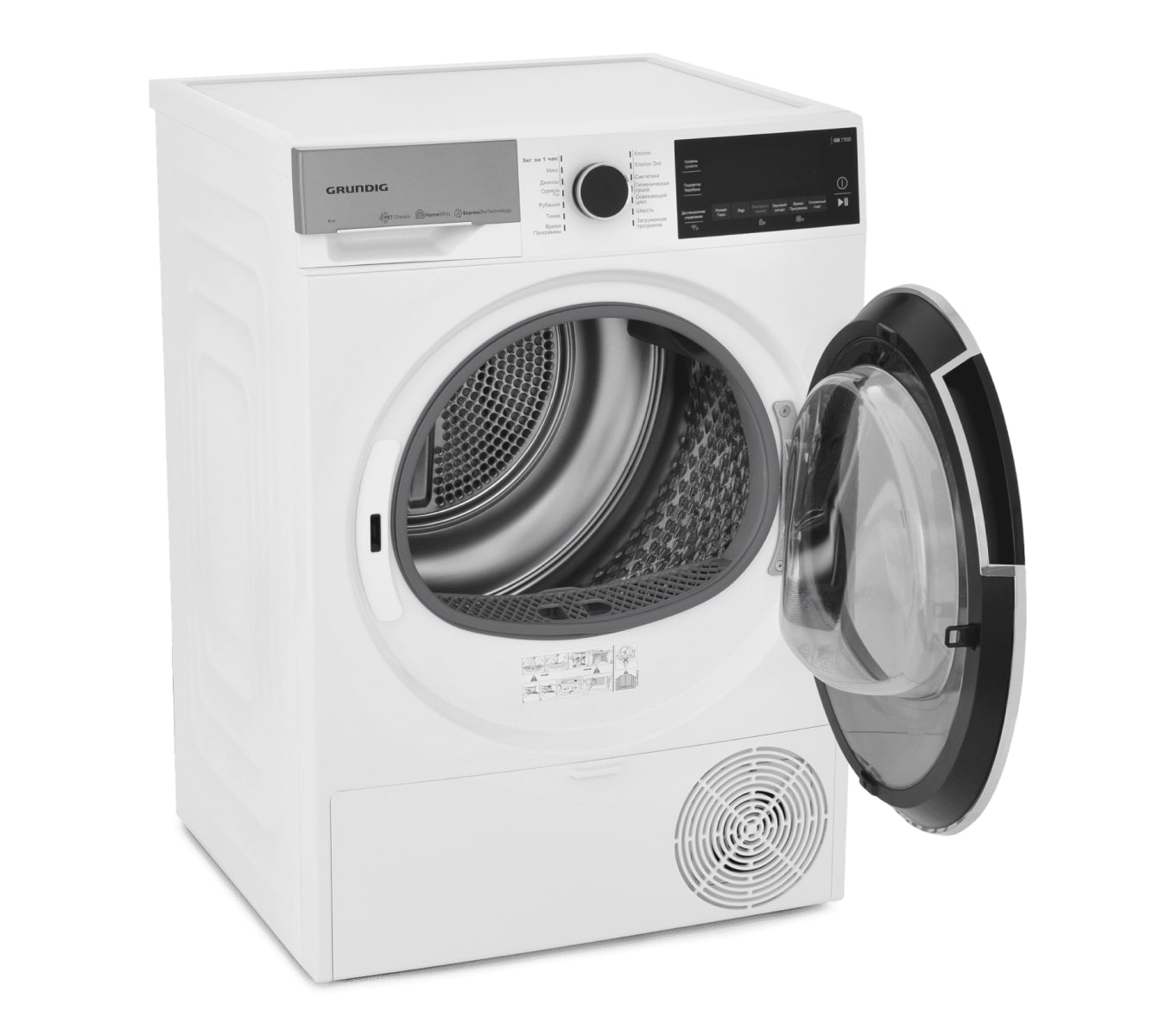 Внешний вид сушильной машины Grundig GT77824FW
