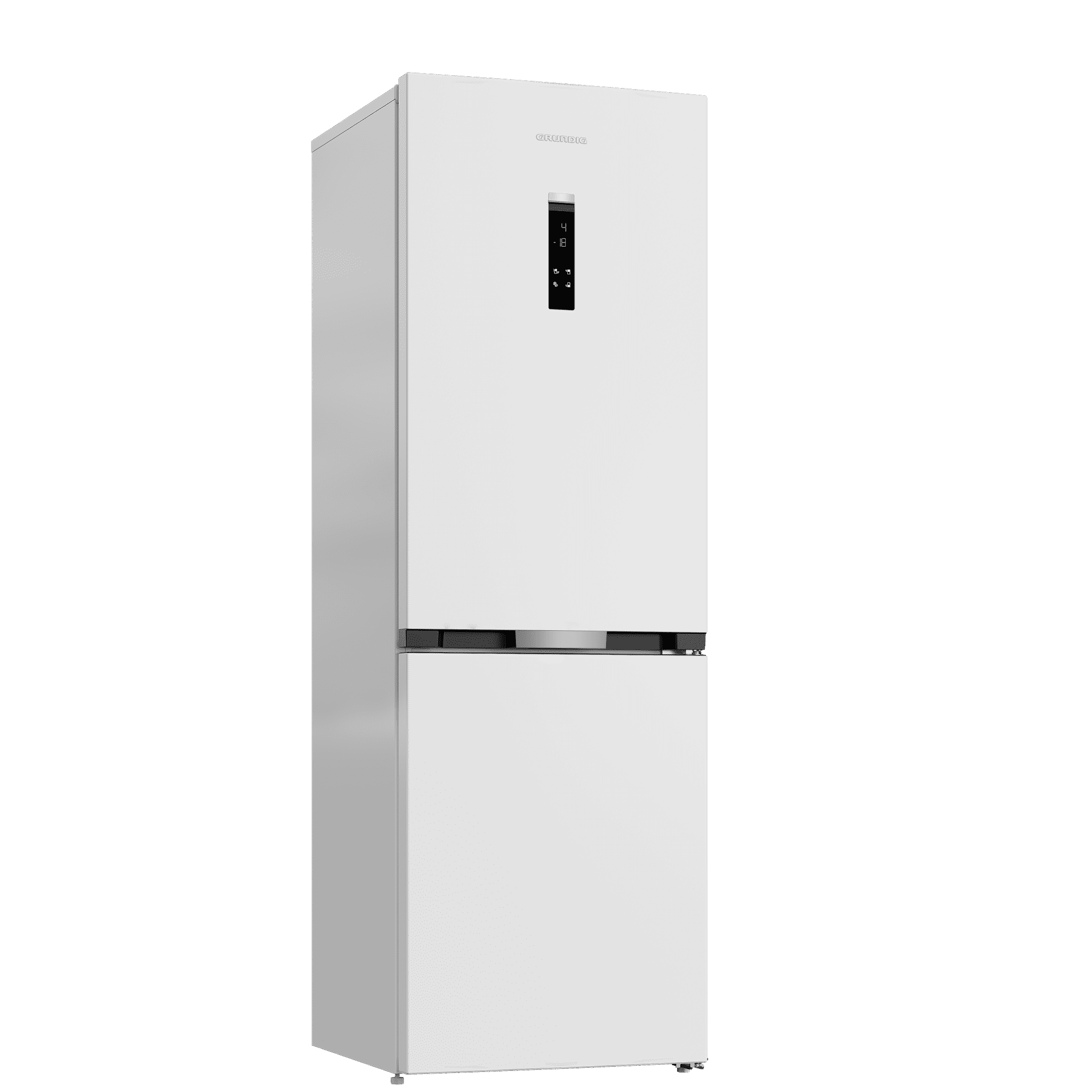 Холодильник с нижней морозильной камерой Grundig GKPN66830FW. фото-2