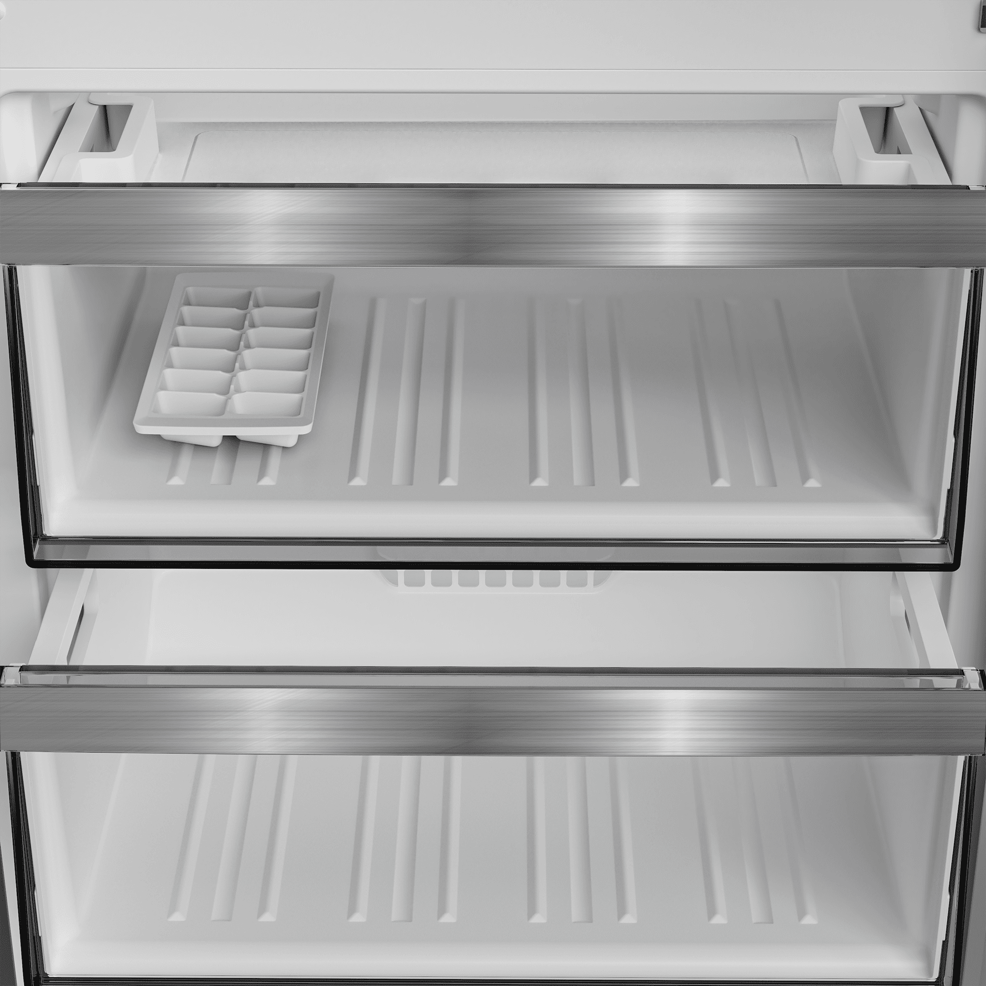 Холодильник с нижней морозильной камерой Grundig GKPN66930LXDW. фото-8