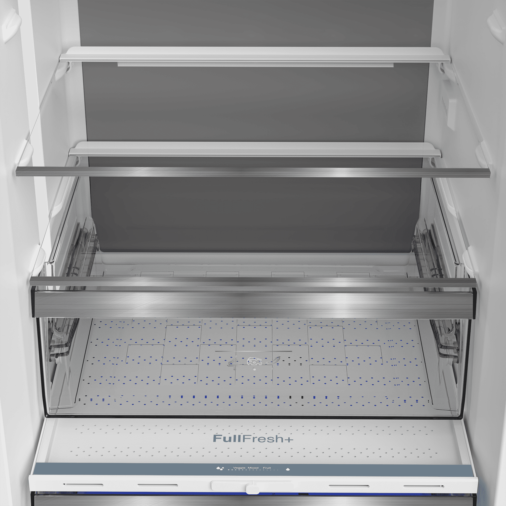 Холодильник с нижней морозильной камерой Grundig GKPN669307FB. фото-5