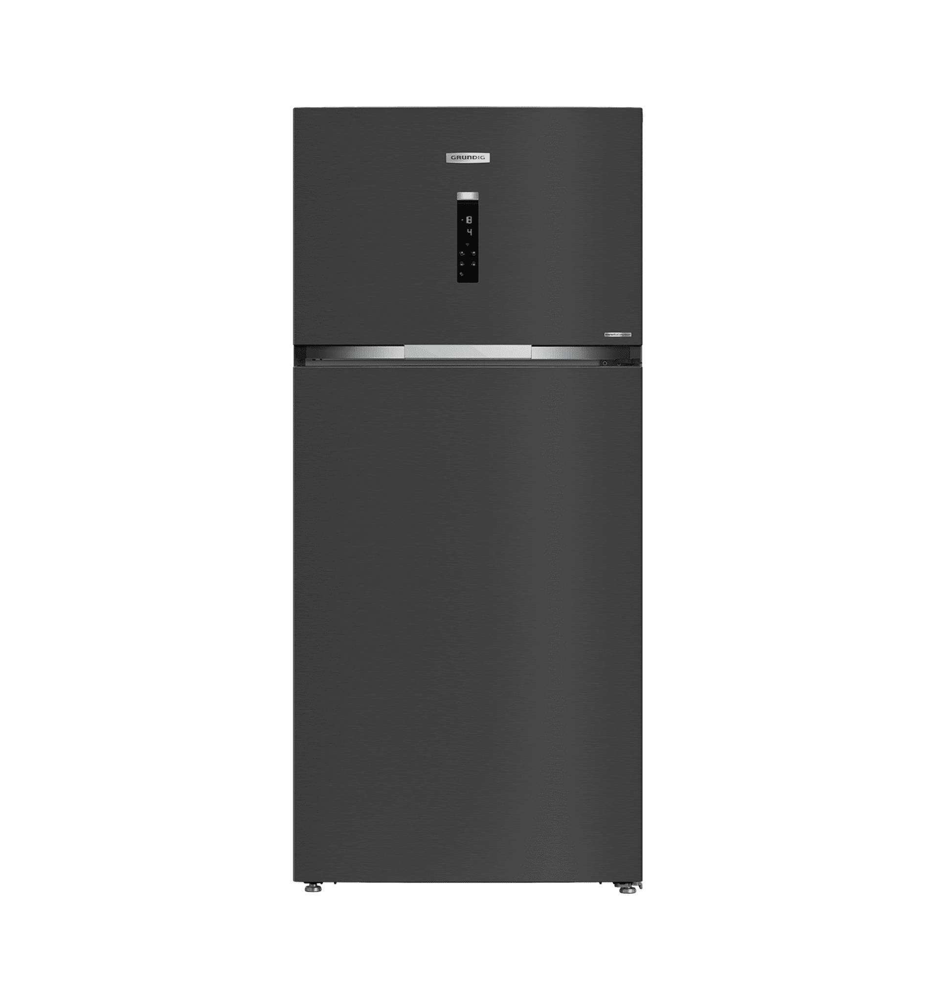 Холодильник с верхней морозильной камерой Grundig GDN18820HXBR. фото-0