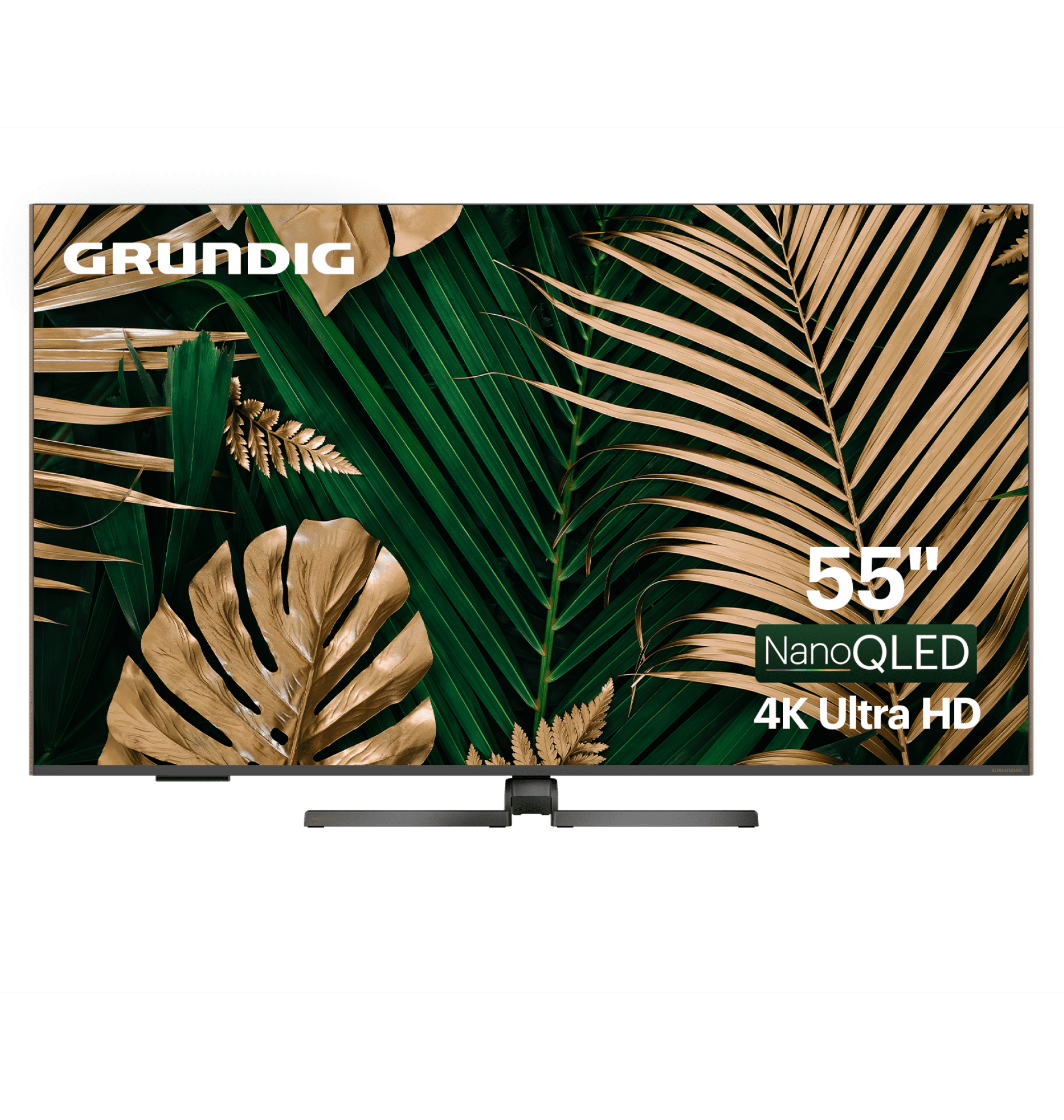 Телевизор Nano UHD+ Grundig 55 NANO QLED GH 8700: обзор, характеристики,  фото - официальный сайт Grundig